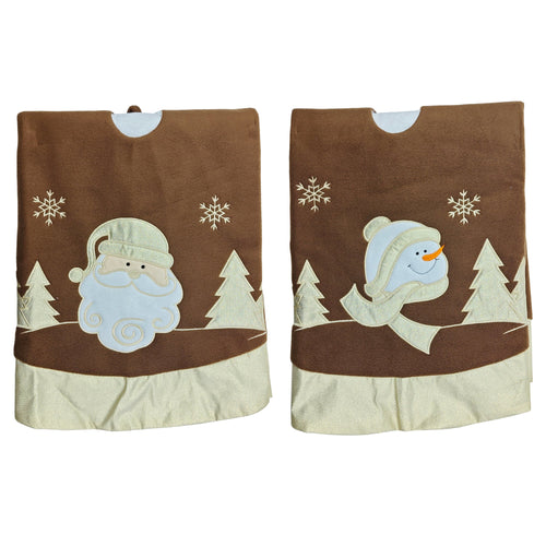 Tree Skirt Santa Snowman - Country Silk