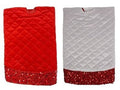 36 Inch Velour W Diamond Cut Tree Skirt - Country Silk