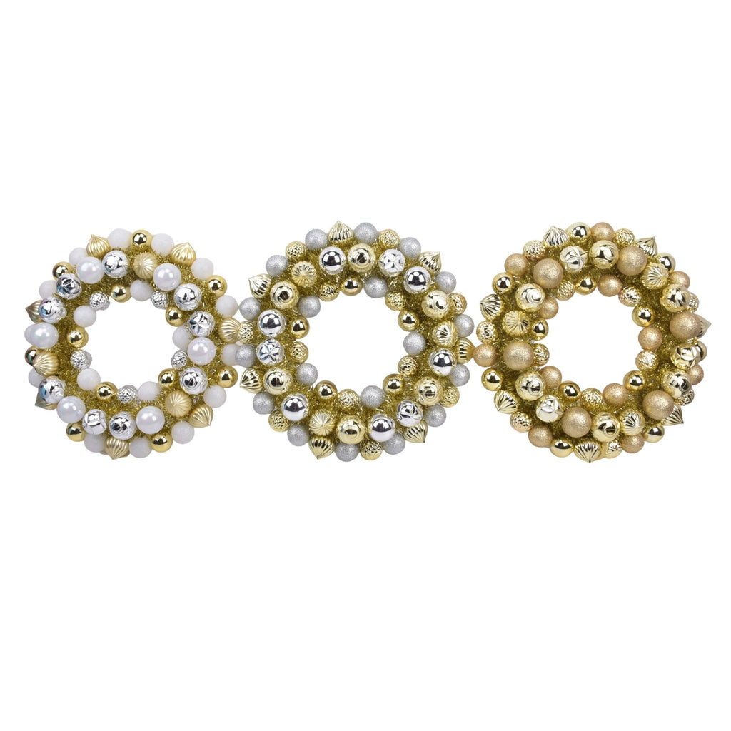 Shatterproof Ball Wreath - Country Silk