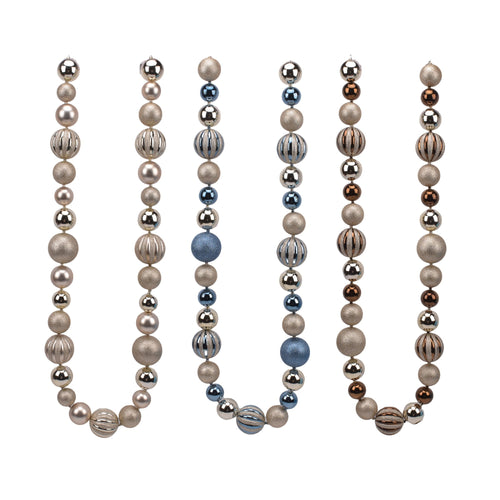 Ball Garland 80Mm 60Mm 50Mm With Hp - Country Silk