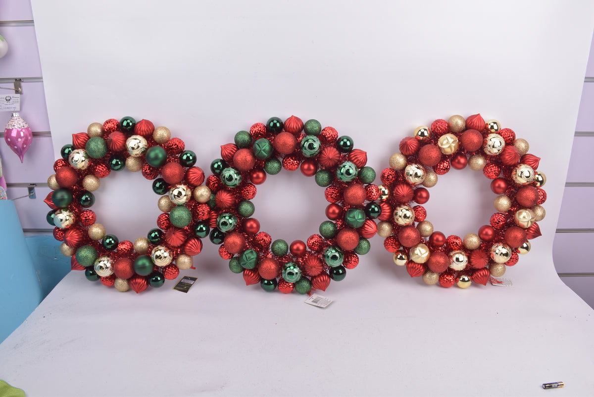 Shatterproof Ball Wreath