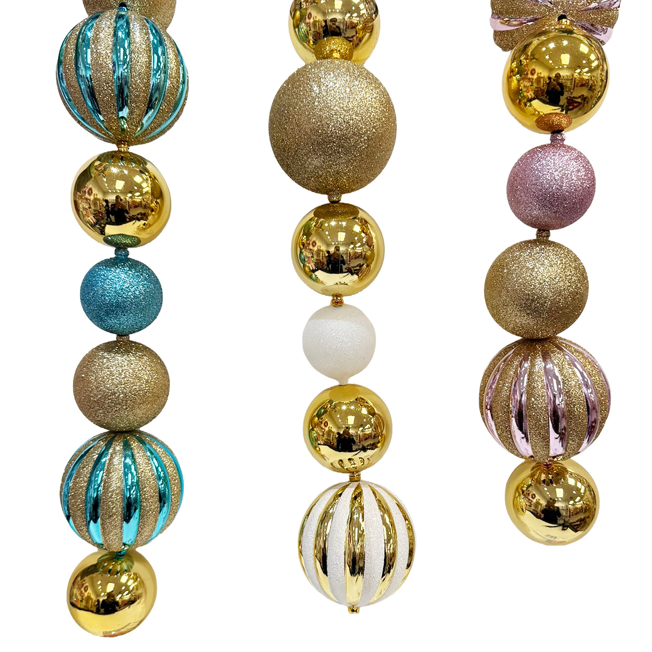 6Ft Ball Garland 80Mm 60Mm 50Mm With Hp