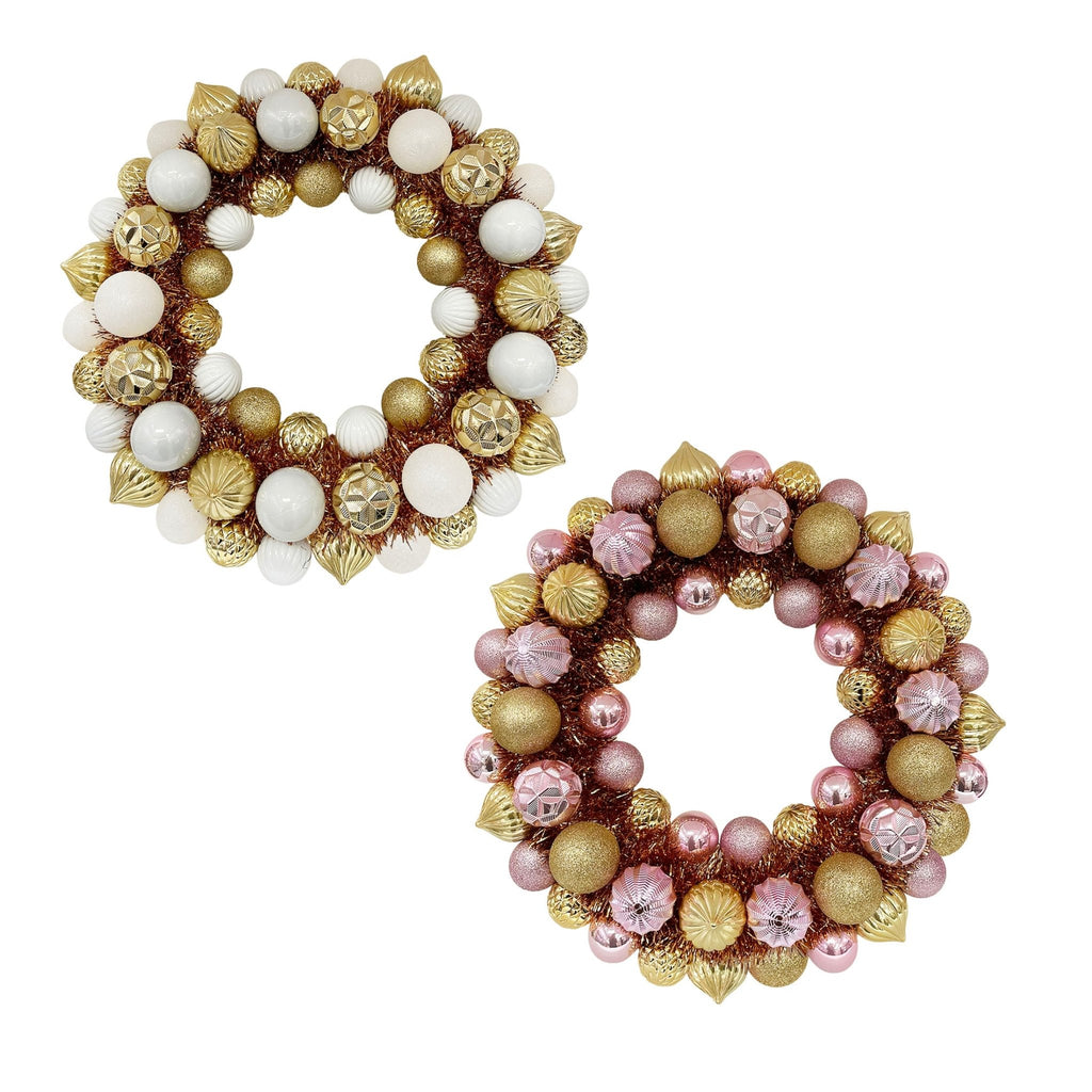 Shatterproof Ball Wreath - Country Silk