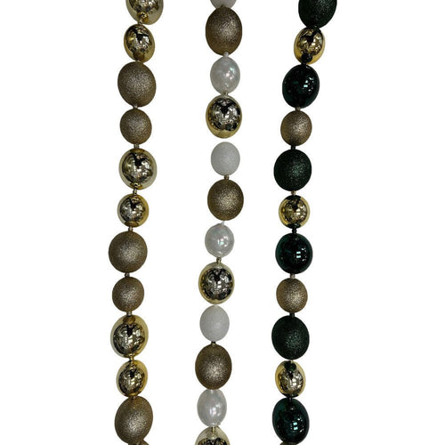 6Ft Shatterproof Garland 50 60Mm - Country Silk