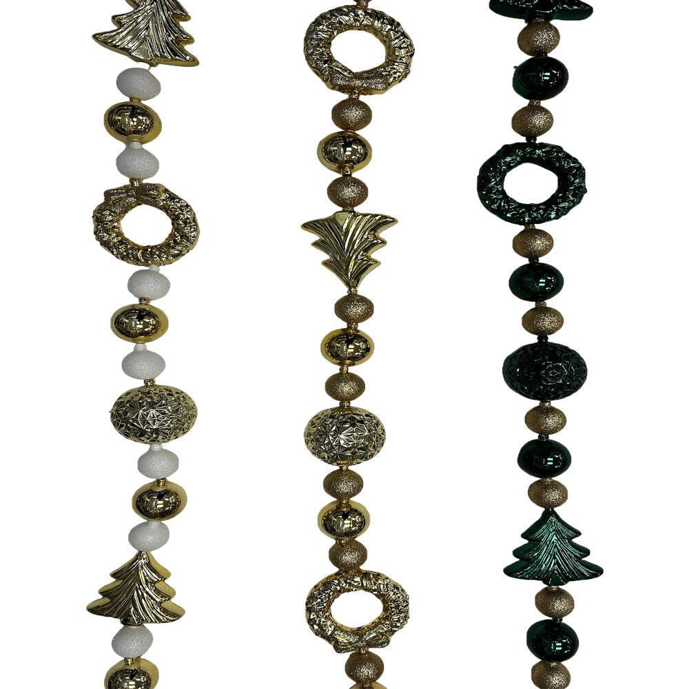 6Ft Shatterproof Garland With Wreath And - Country Silk