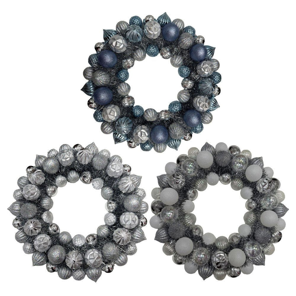 Shatterproof Ball Wreath - Country Silk