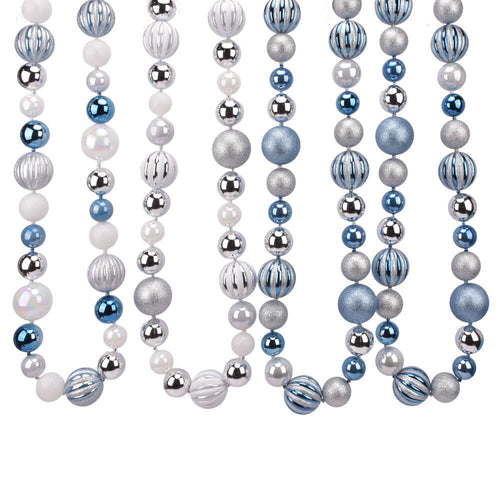 6Ft Ball Garland 80Mm 60Mm 50Mm With Hp - Country Silk