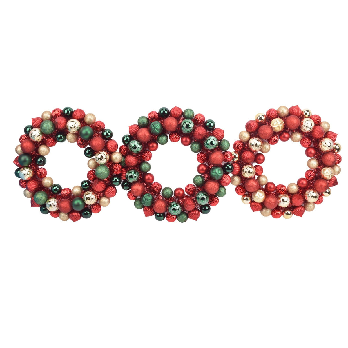 Shatterproof Ball Wreath - Country Silk