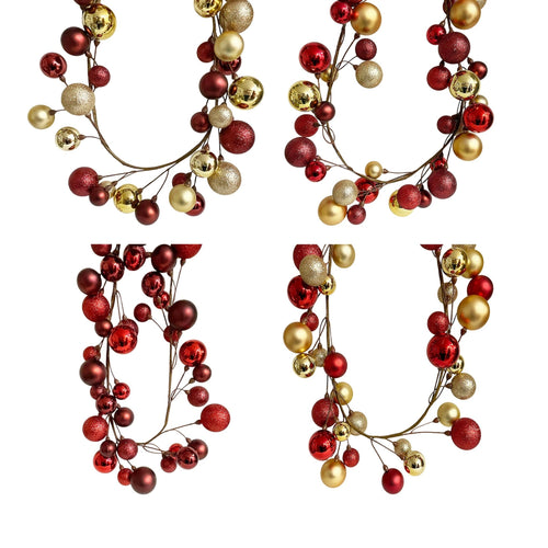 65 Ball Garland - Country Silk