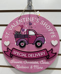 Val Round Truck Sign - Country Silk