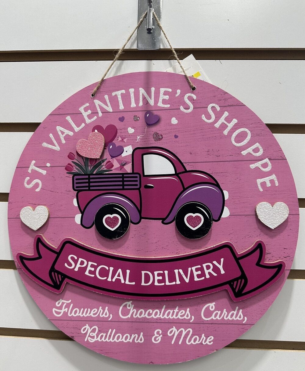 Val Round Truck Sign - Country Silk