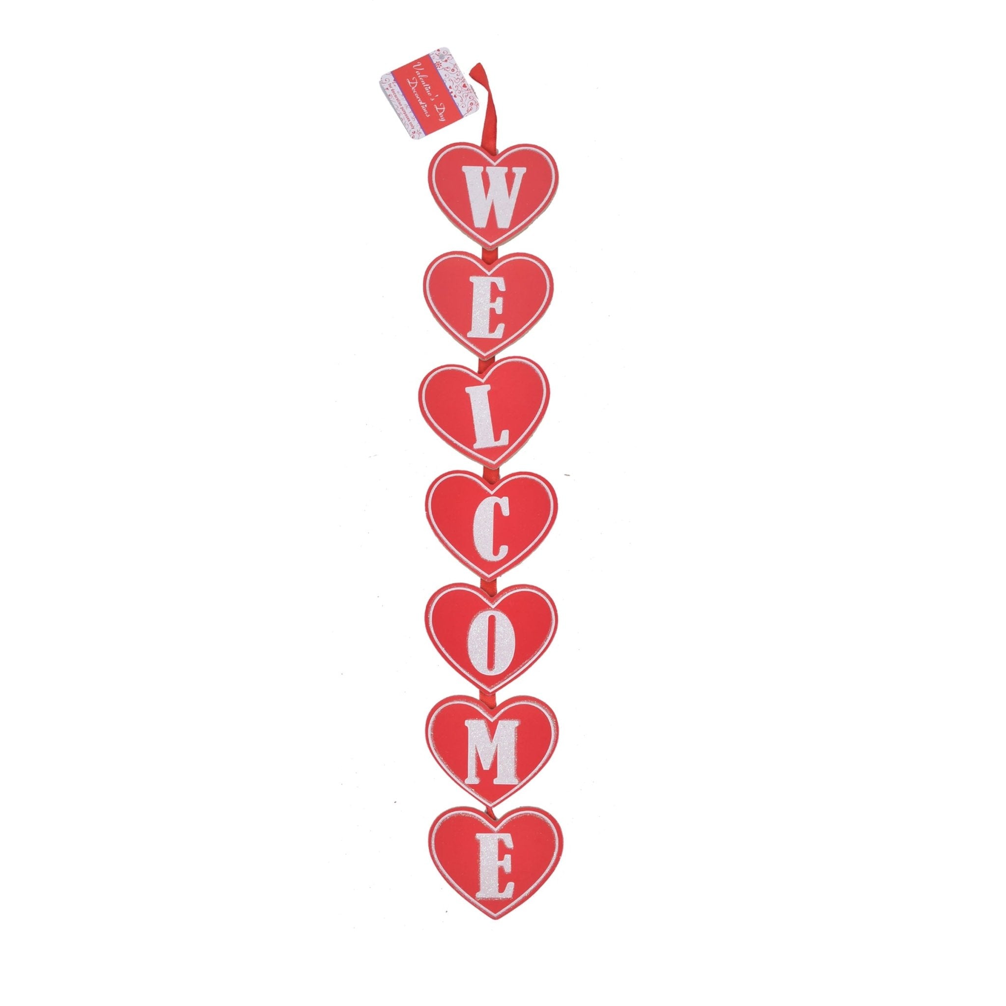 Pr Welcme Heart Sign - Country Silk